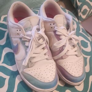 Nike Pastel Blue and Purple Sneakers